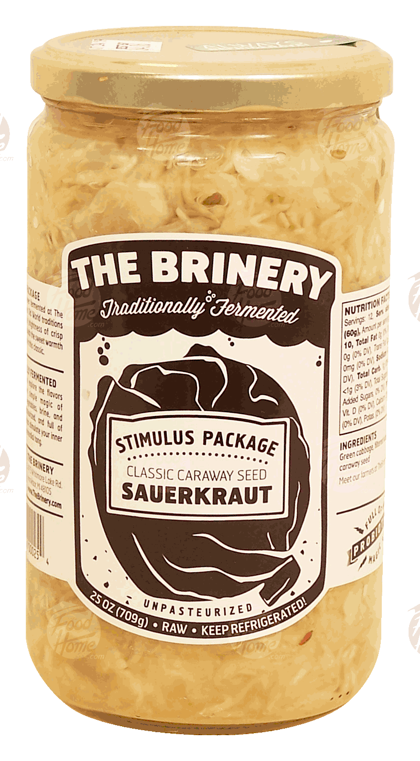 Brinery (The) Stimulus Package sauerkraut, classic caraway seed, unpasteurized, raw Full-Size Picture